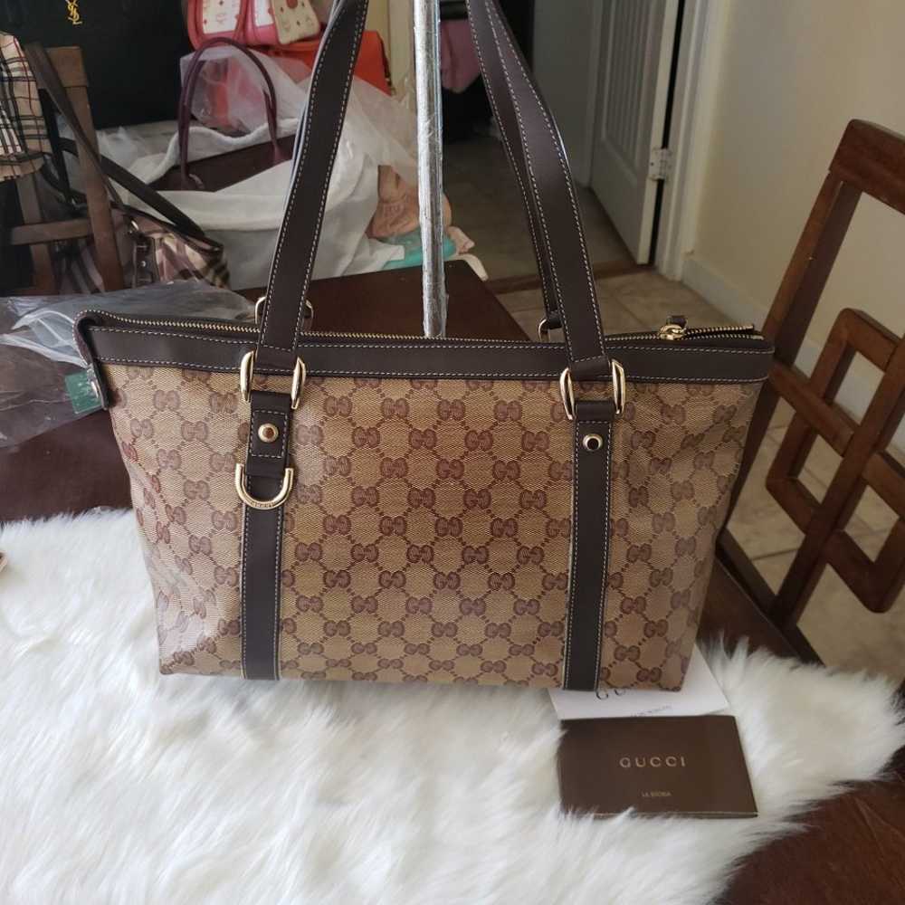 Gucci GG Crystal Abbey Tote -USED(PRE-LOVED) - image 3