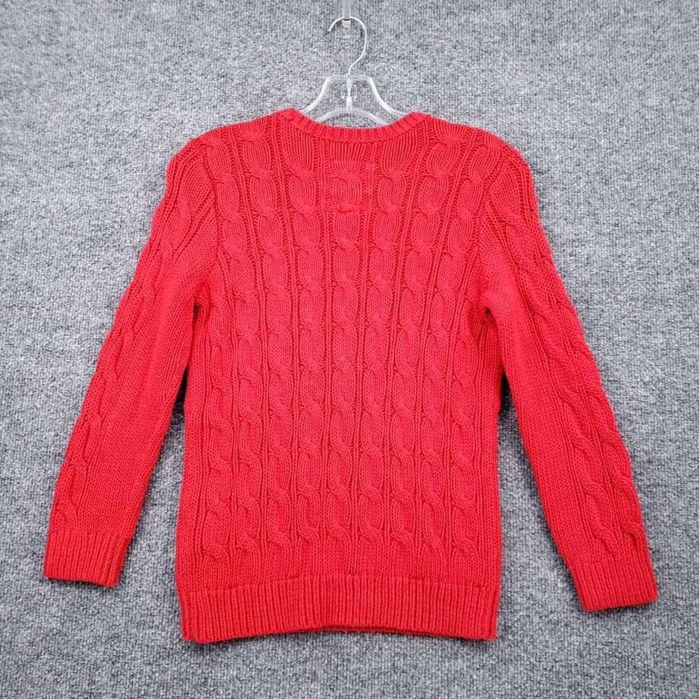 Vintage Hollister Sweater Womens M Medium Red Pul… - image 2
