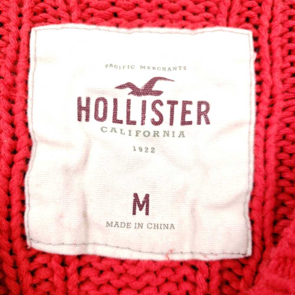 Vintage Hollister Sweater Womens M Medium Red Pul… - image 3