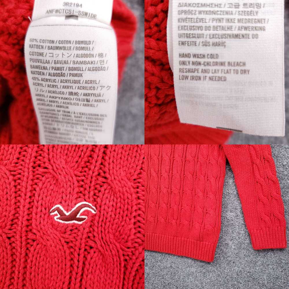 Vintage Hollister Sweater Womens M Medium Red Pul… - image 4