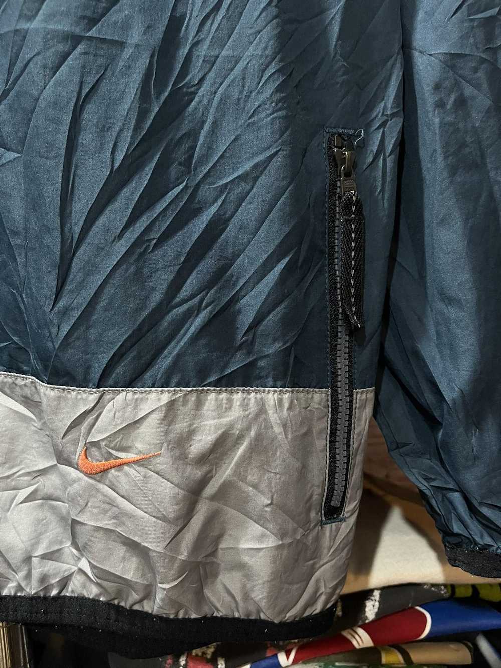 Nike × Vintage Nike Running Swoosh Half-zip Jacke… - image 3