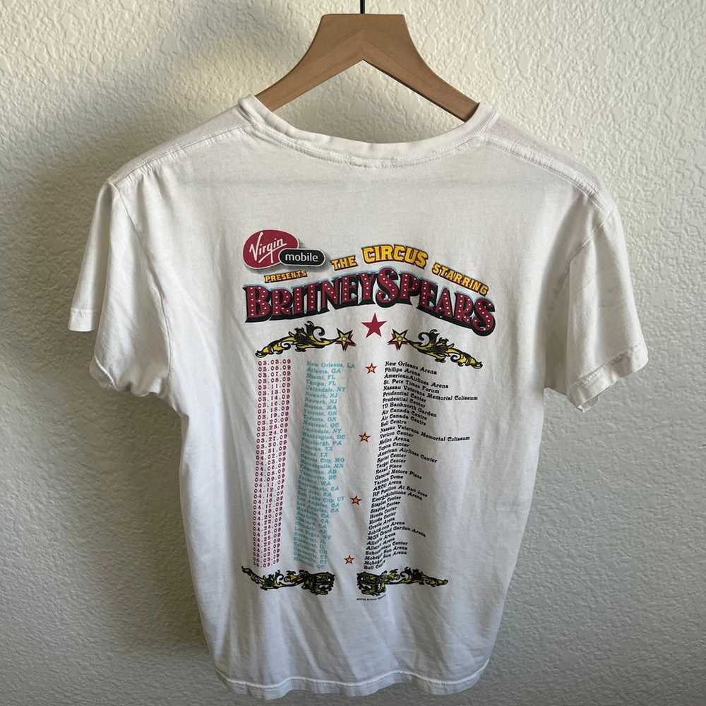 Vintage Britney Spears The Circus Tour T-Shirt Ad… - image 2
