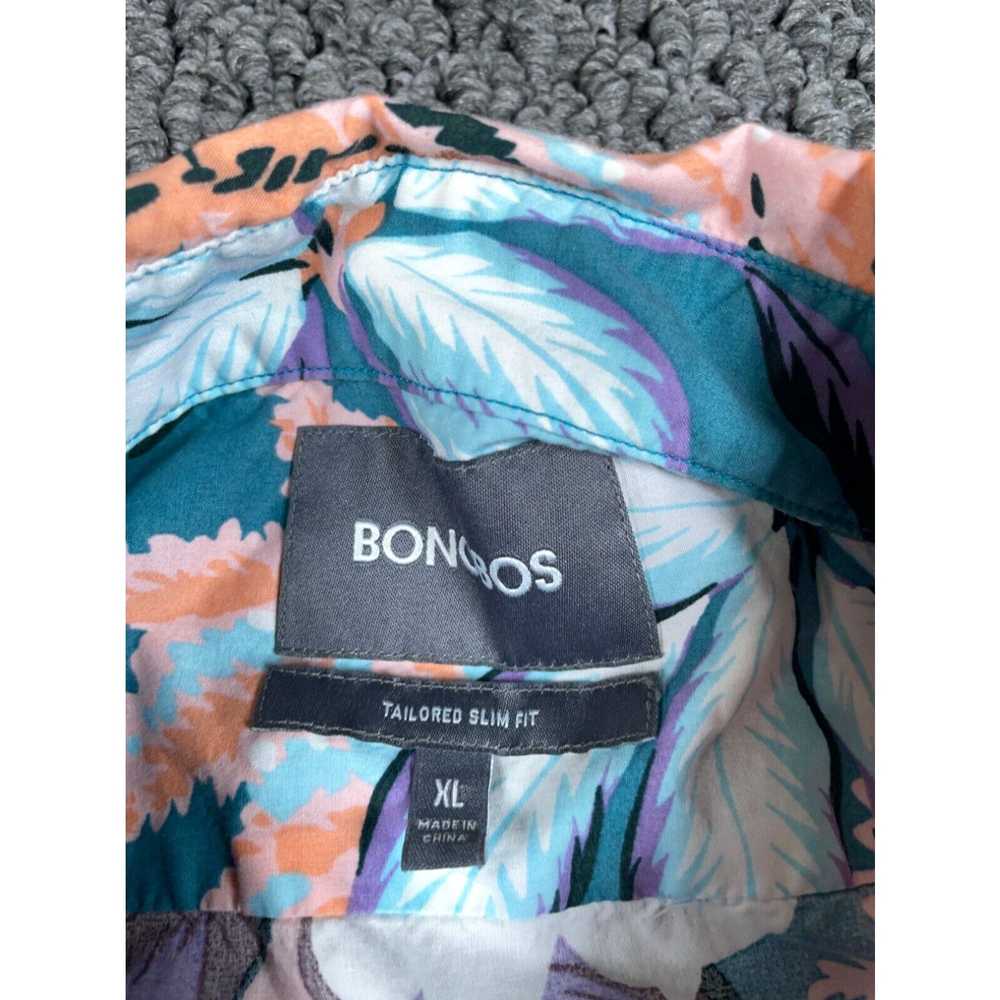 Bonobos Bonobos Floral Pattern Shirt Adult XL Blu… - image 3