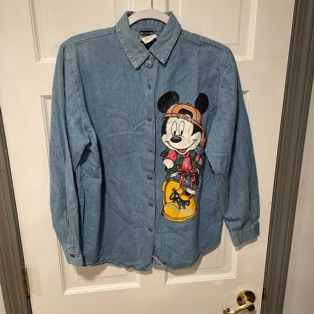 Vintage Disney Mickey unlimited Jerry Leigh denim… - image 2
