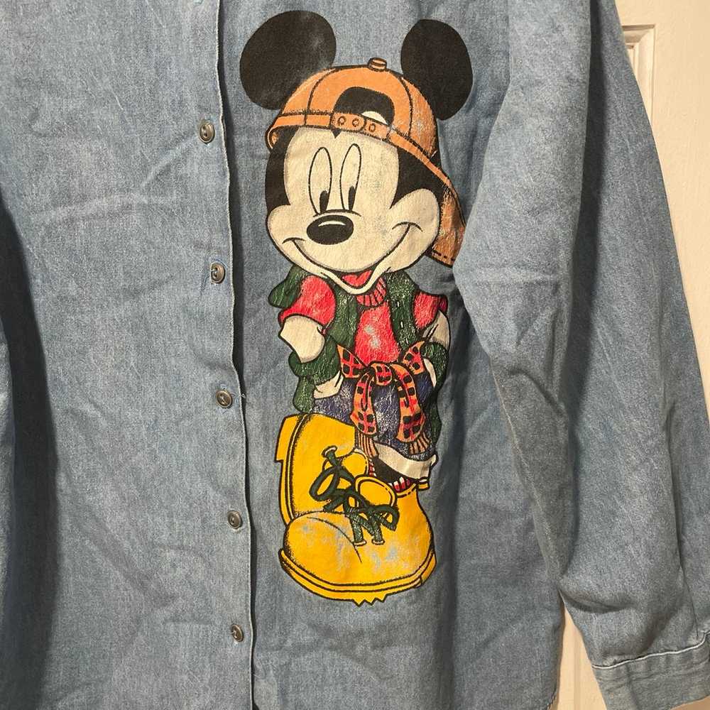 Vintage Disney Mickey unlimited Jerry Leigh denim… - image 3
