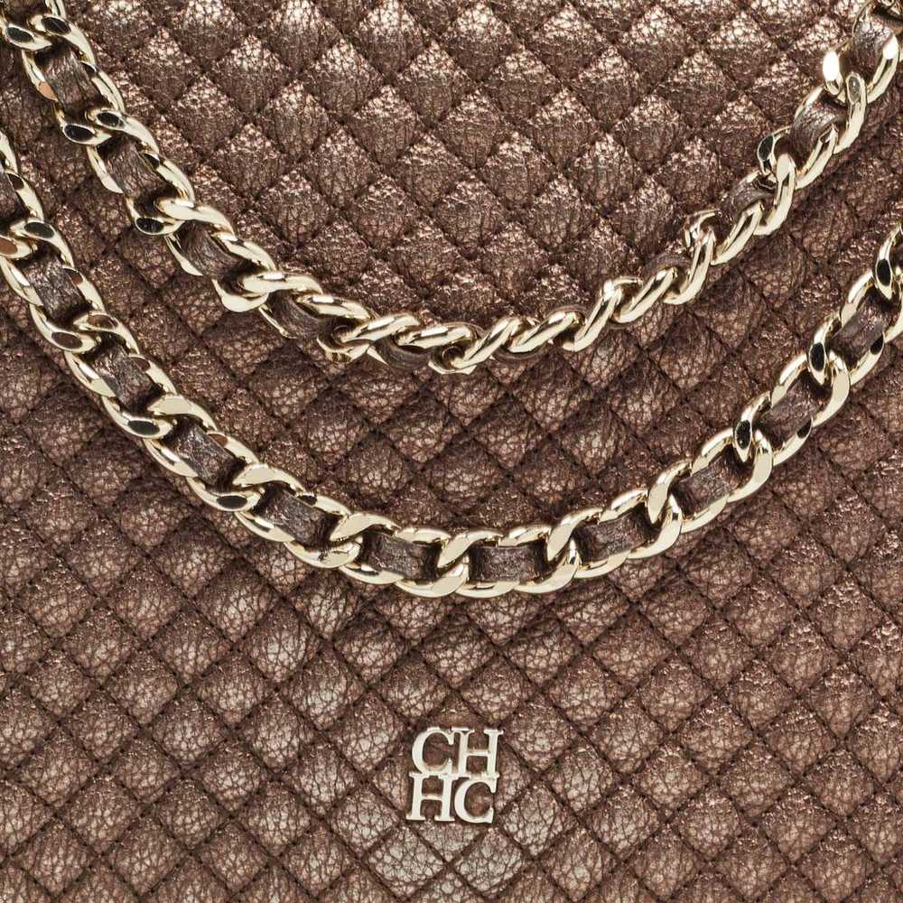 Carolina Herrera Leather handbag - image 4