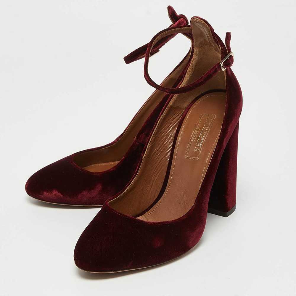 Aquazzura Velvet heels - image 2