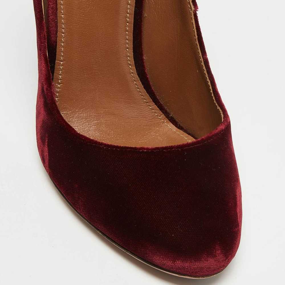 Aquazzura Velvet heels - image 6