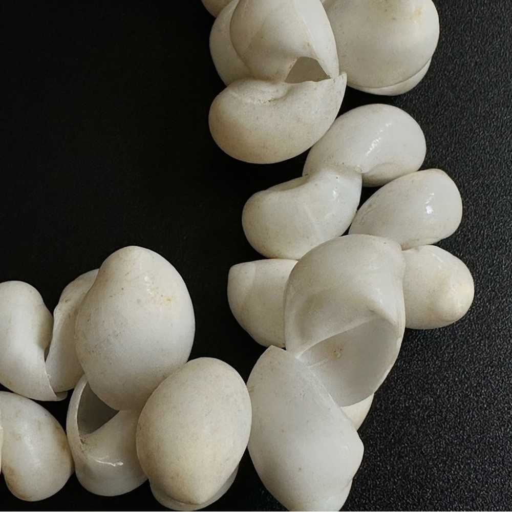 Vintage Cadoro Moon Snail Seashell Bib Necklace - image 6