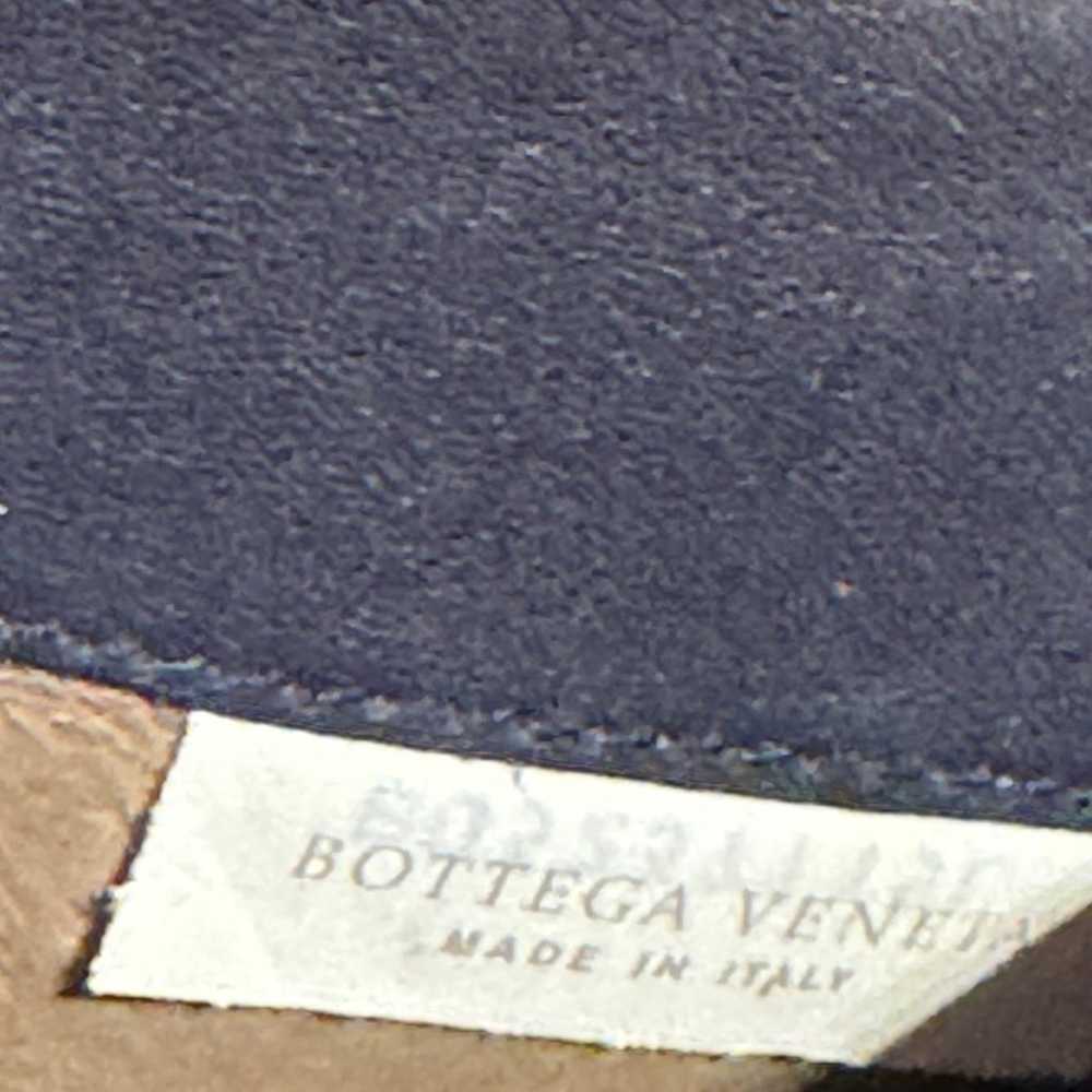 Bottega Veneta Dark Blue Intrecciato Leather Cont… - image 5