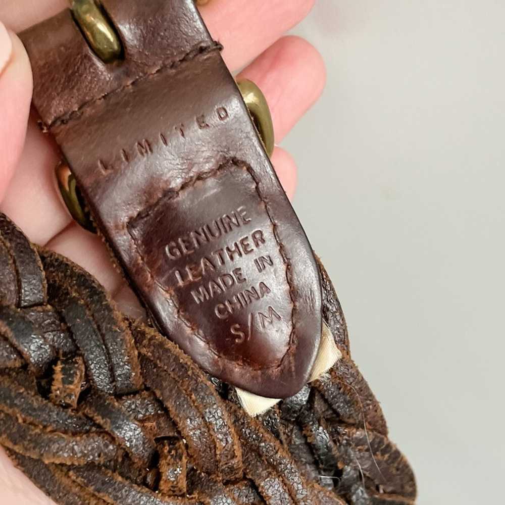 Vintage Limited brand 100% leather intricate brai… - image 4