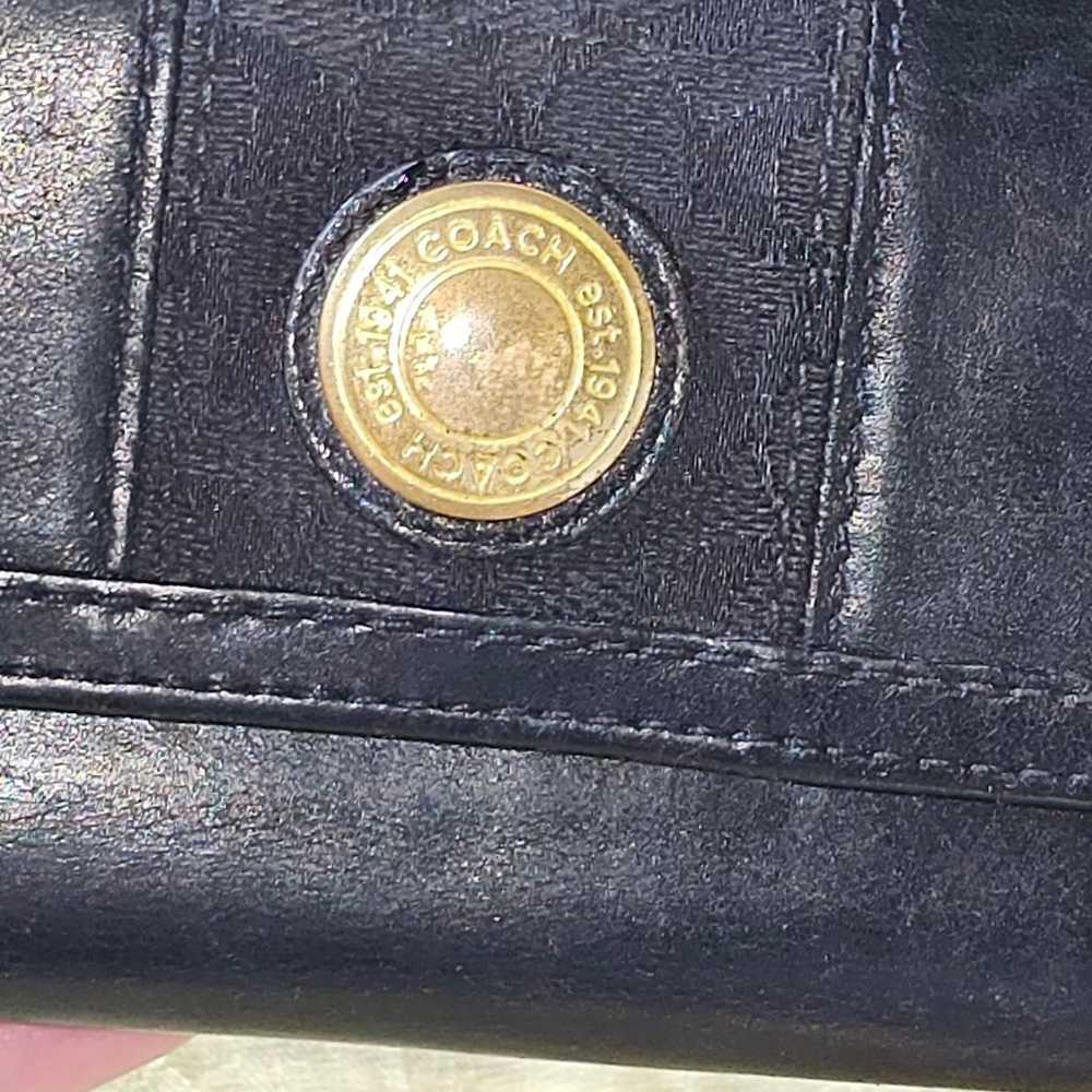 Vintage Coach mini clutch wallet - image 10