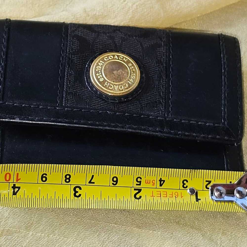 Vintage Coach mini clutch wallet - image 5