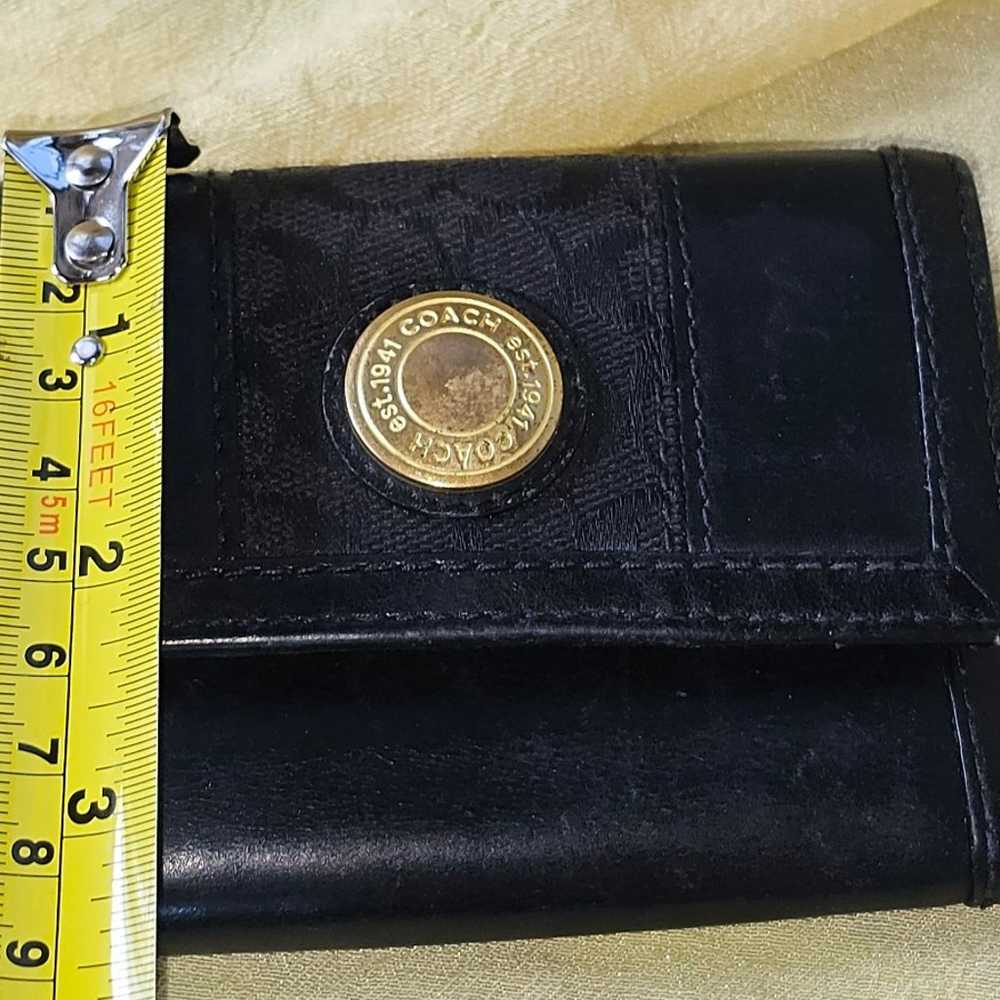 Vintage Coach mini clutch wallet - image 6