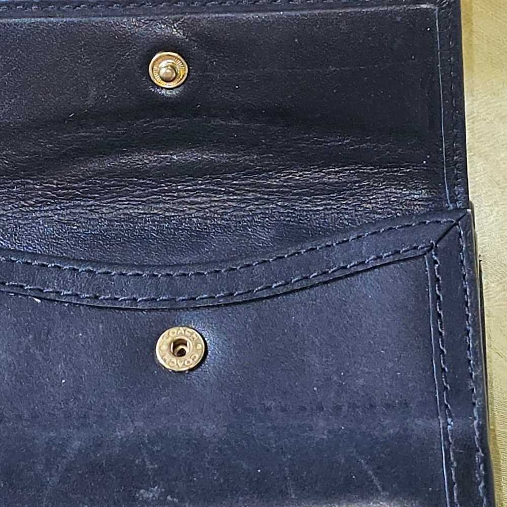 Vintage Coach mini clutch wallet - image 8