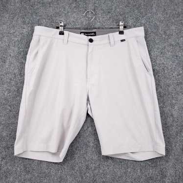 Vintage Travis Mathew Shorts Mens 36 Gray Flat Fr… - image 1
