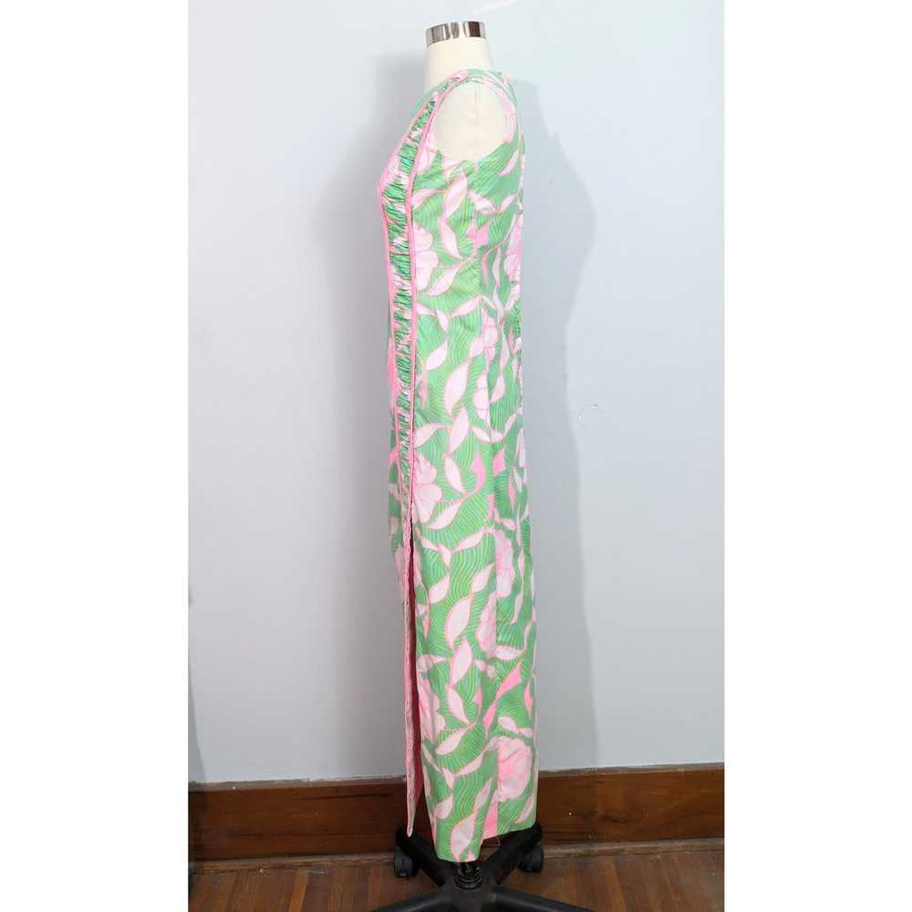 Lilly Pulitzer "The Lilly" 60s Maxi Dress Pink & … - image 3