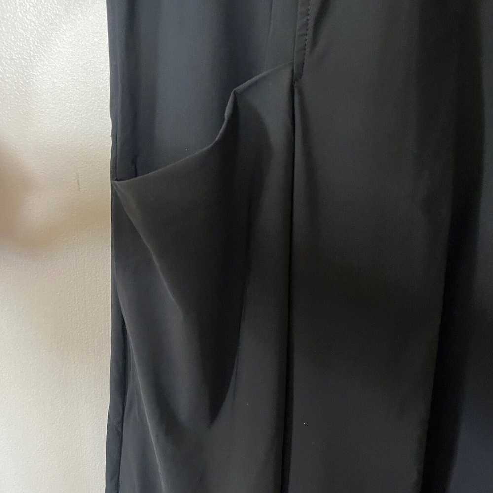 JASON Comfy USA VTG Dress Womens Black Pocket Mid… - image 3