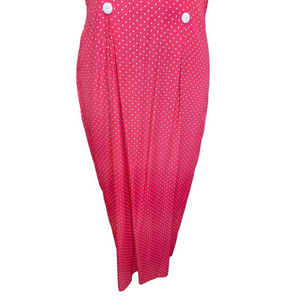 Vintage 90s does 50s My Michelle Coral Pink White… - image 4