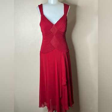 Sangria Y2K Red Mesh Fairy Dress Size 8