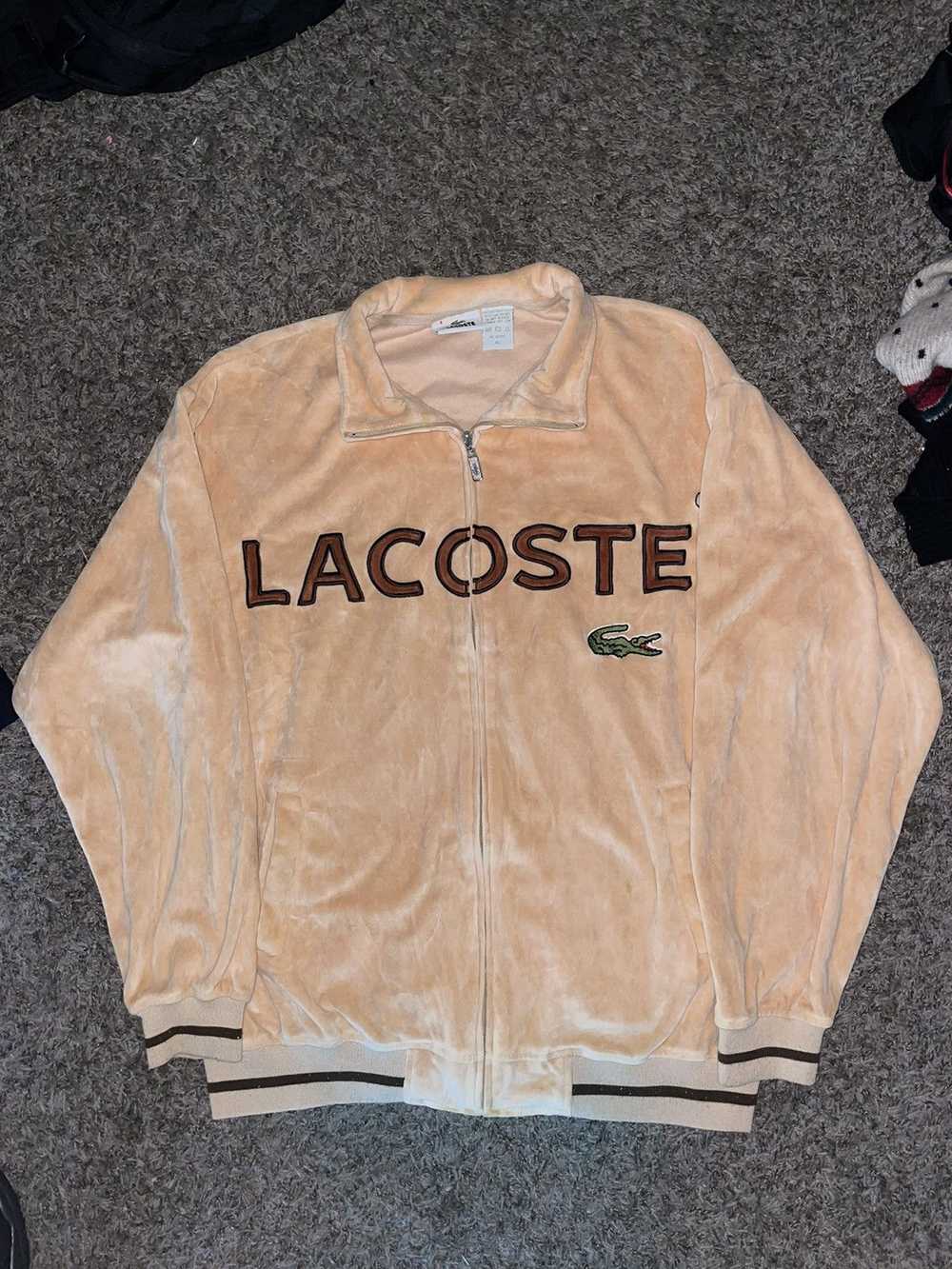 Lacoste Vintage Lacoste Velour Track Suit - image 2