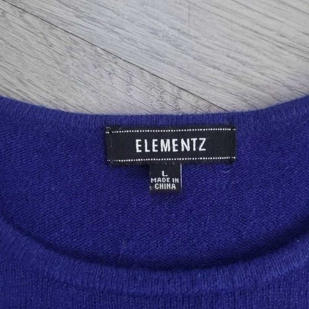 Black and blue bedazzled vintage y2k sweater larg… - image 3
