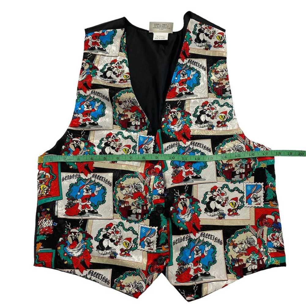 LOONEY TUNES Vintage 1994 Christmas Holiday Vest … - image 10