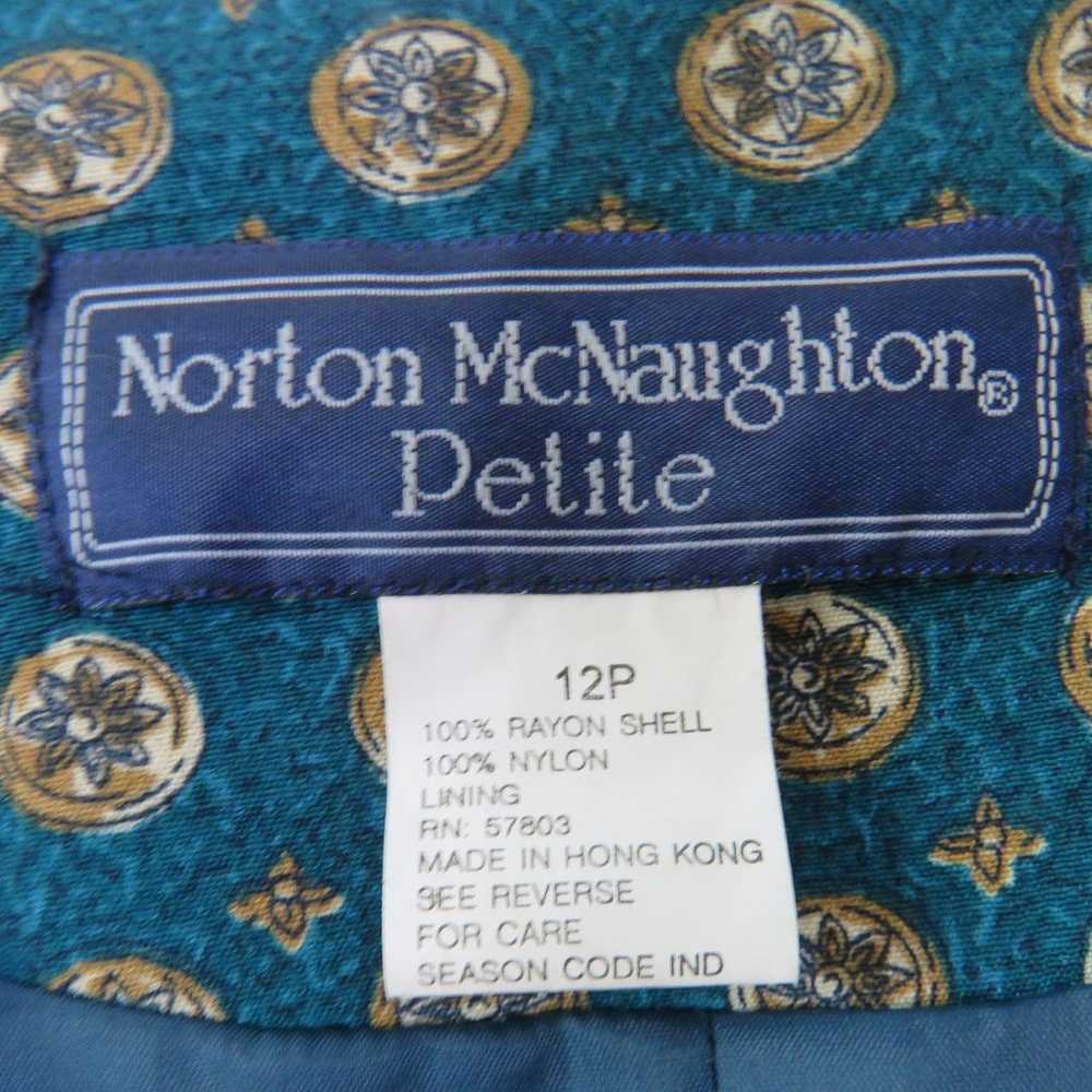 90s Norton McNaughton Vintage Emerald Green Retro… - image 3