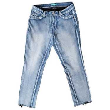YMI Vintage Y2K Dize 16 Fringed Hem Cropped Jeans - image 1