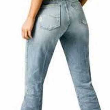 Vintage low rise Cruel Girl jeans 5long light blu… - image 1