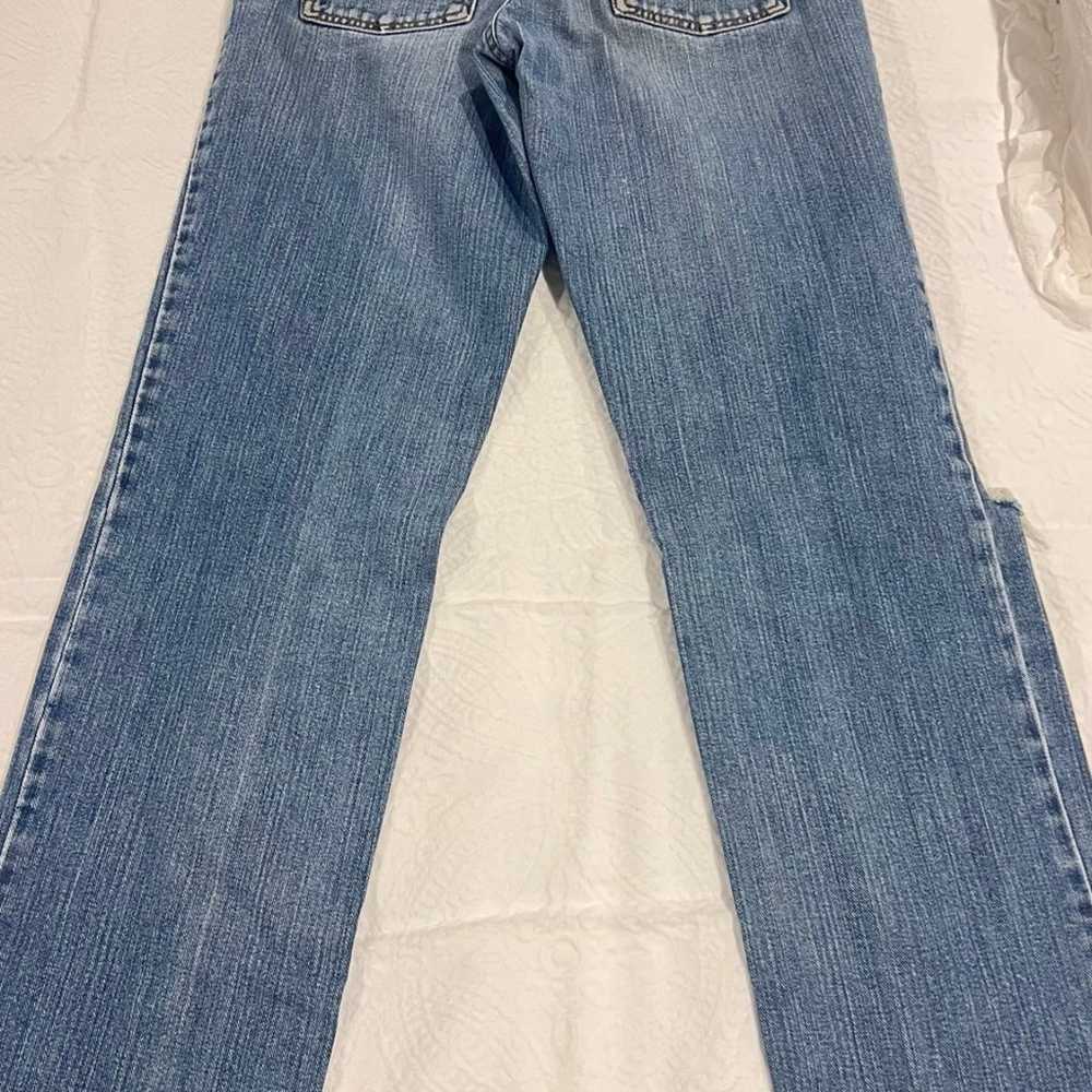 Vintage low rise Cruel Girl jeans 5long light blu… - image 5