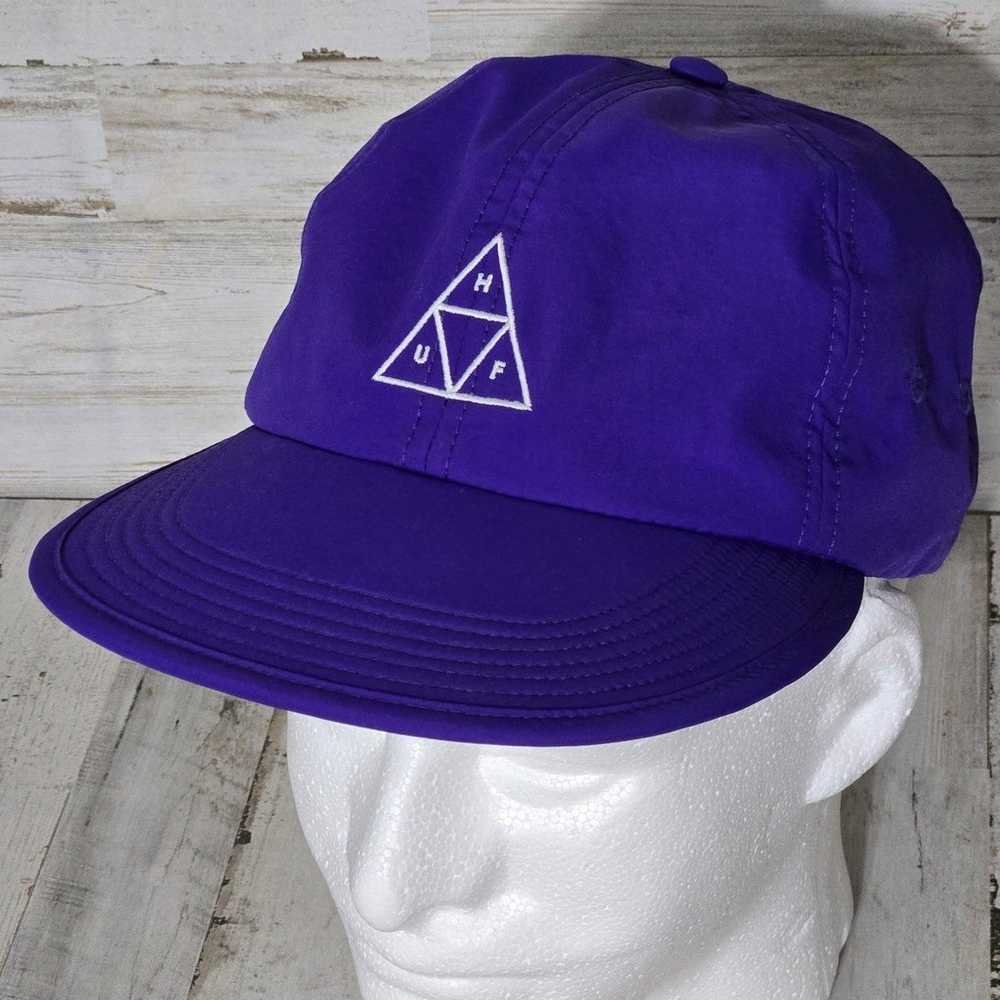 Vintage HUF Purple Cap Hat Made in USA - image 1