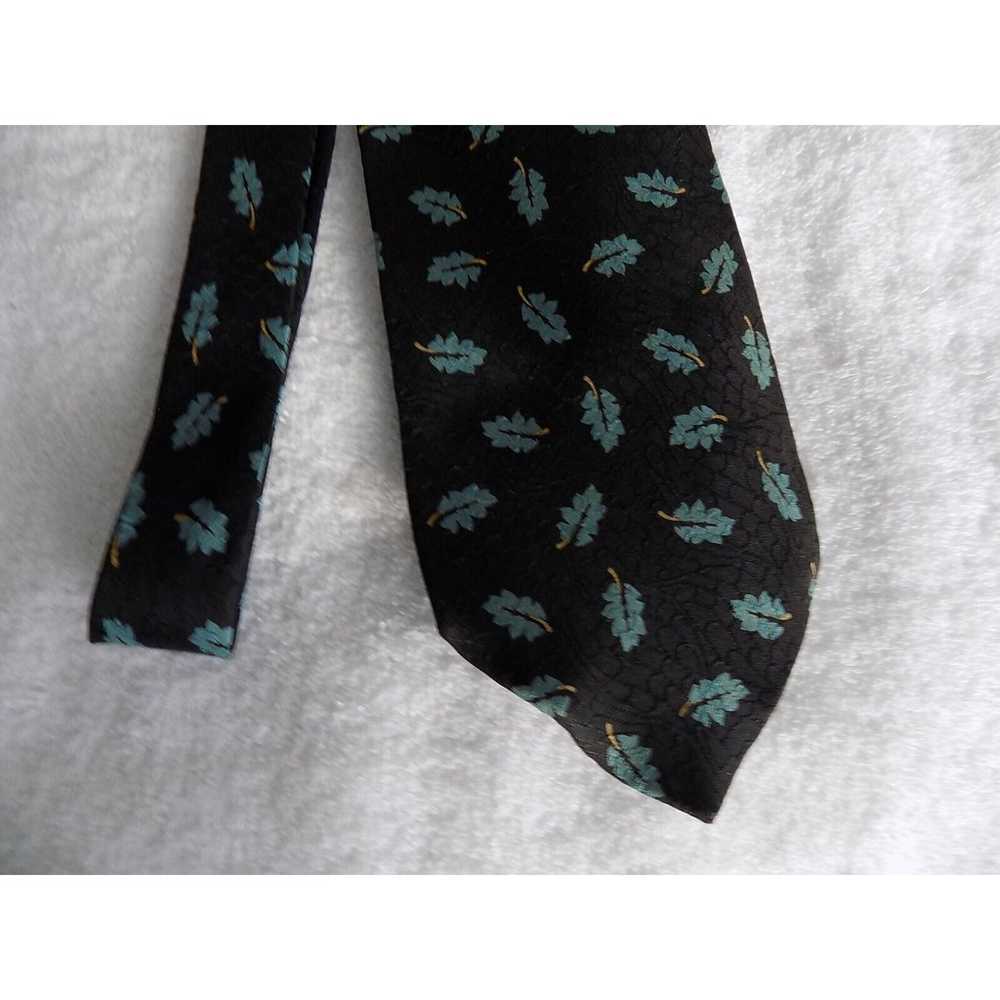 Vintage Giorgio Armani Cravatte tie necktie black… - image 3