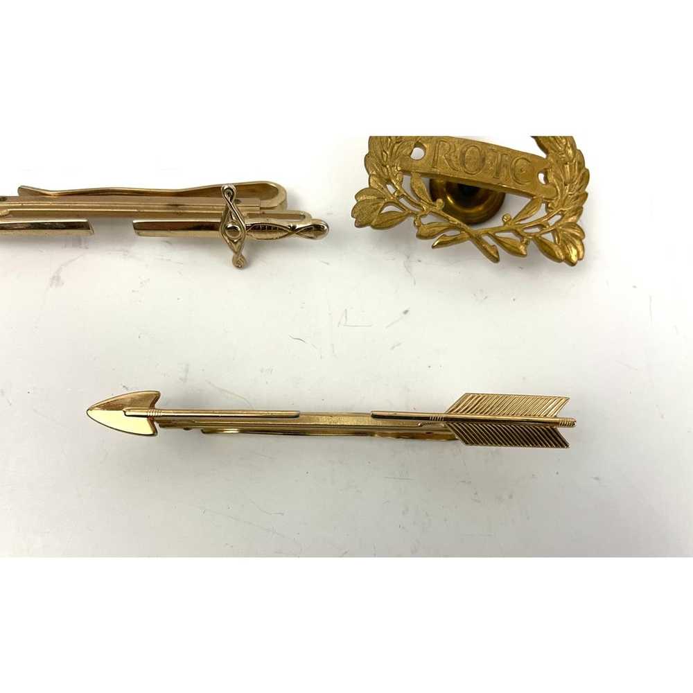 VTG Lot of 3 HICKOK Arrow & Sword Gold Tie Bar RO… - image 7