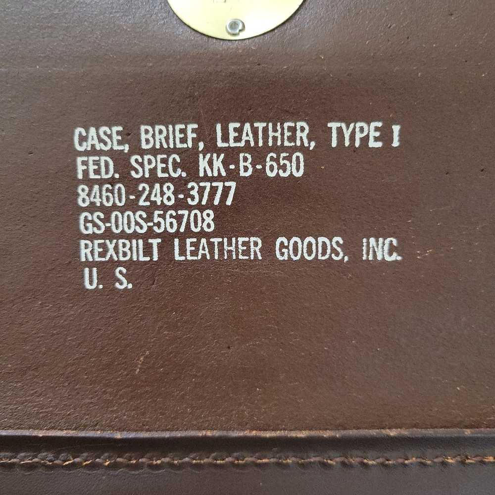 Vintage Rexbilt Leather Goods, Inc Briefcase - image 7