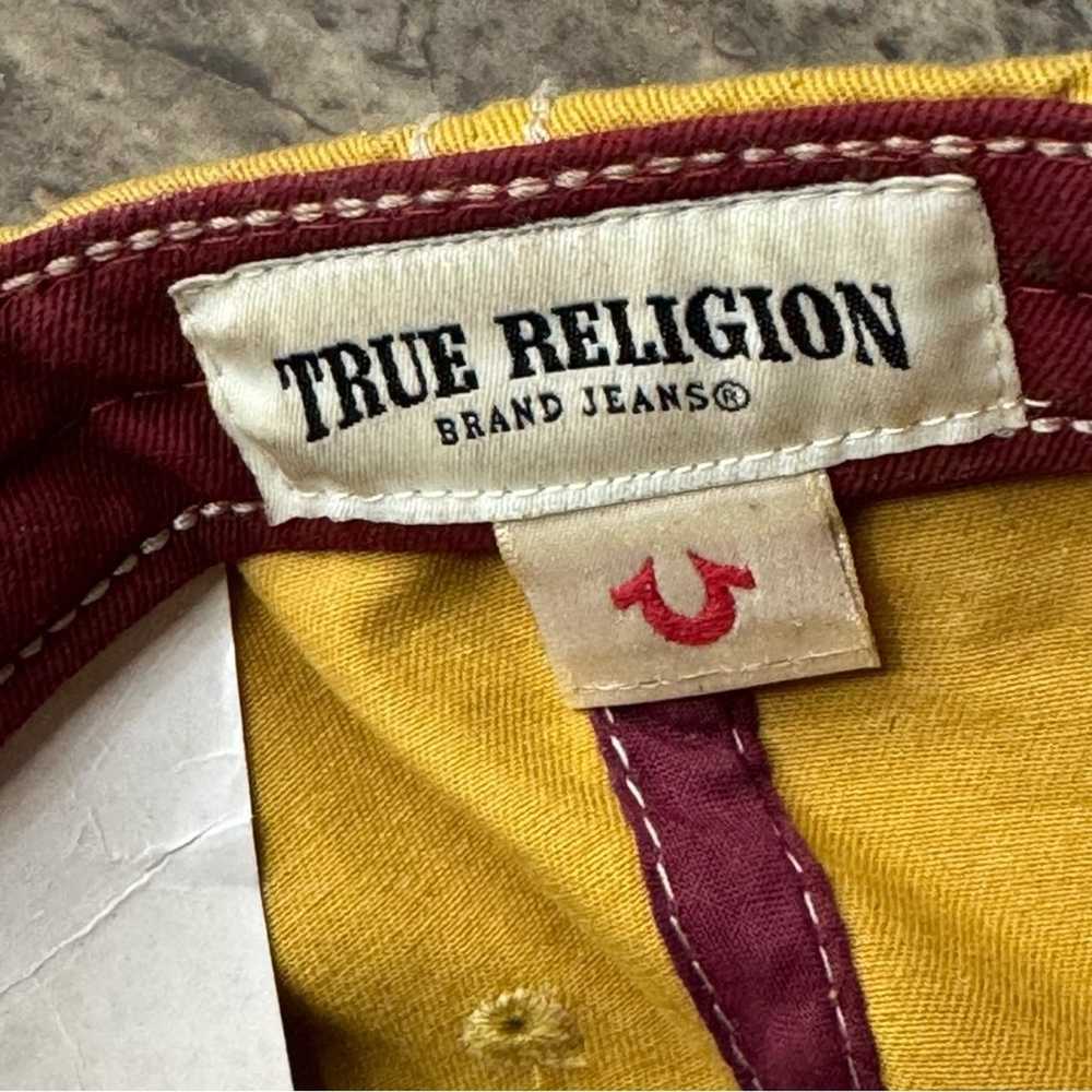 Vintage True Religion Red and Yellow Adjustable S… - image 11