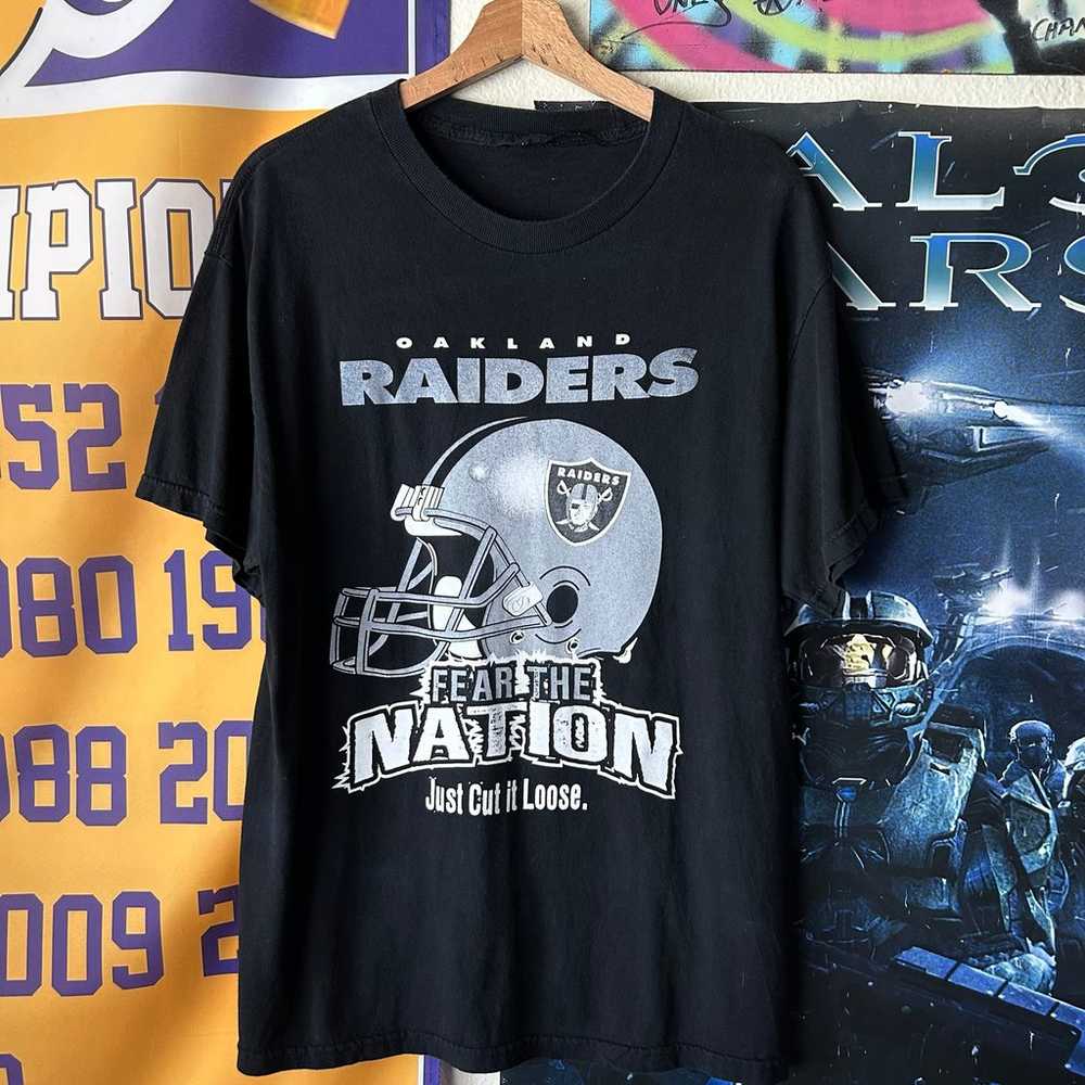 Oakland Raiders NFL Football Graphic T-Shirt - image 1