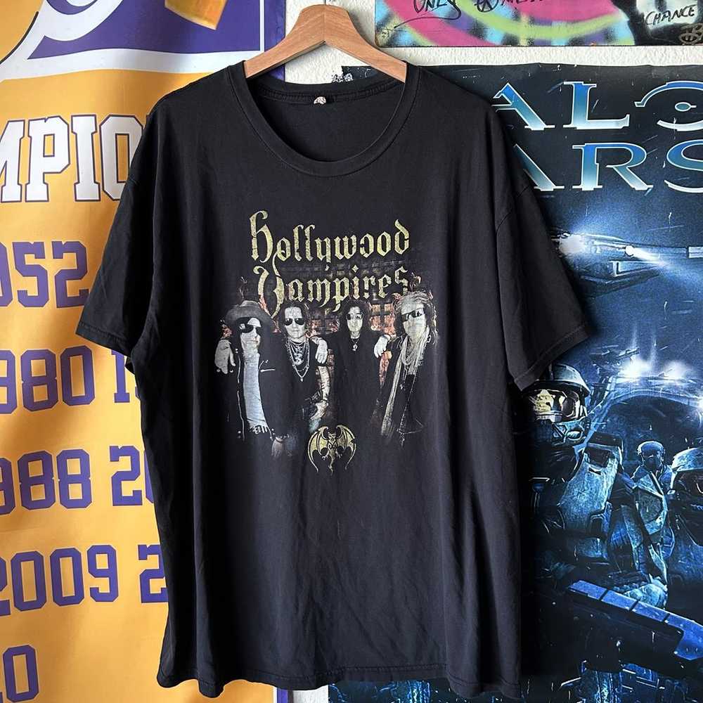 Hollywood Vampire Band Graphic T-Shirt - image 1