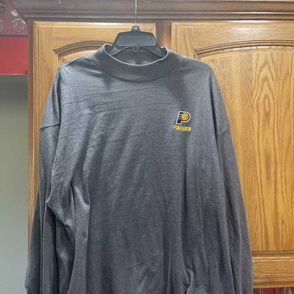 Vintage Lee Sports Indiana Pacers Long Sleeve Shi… - image 1