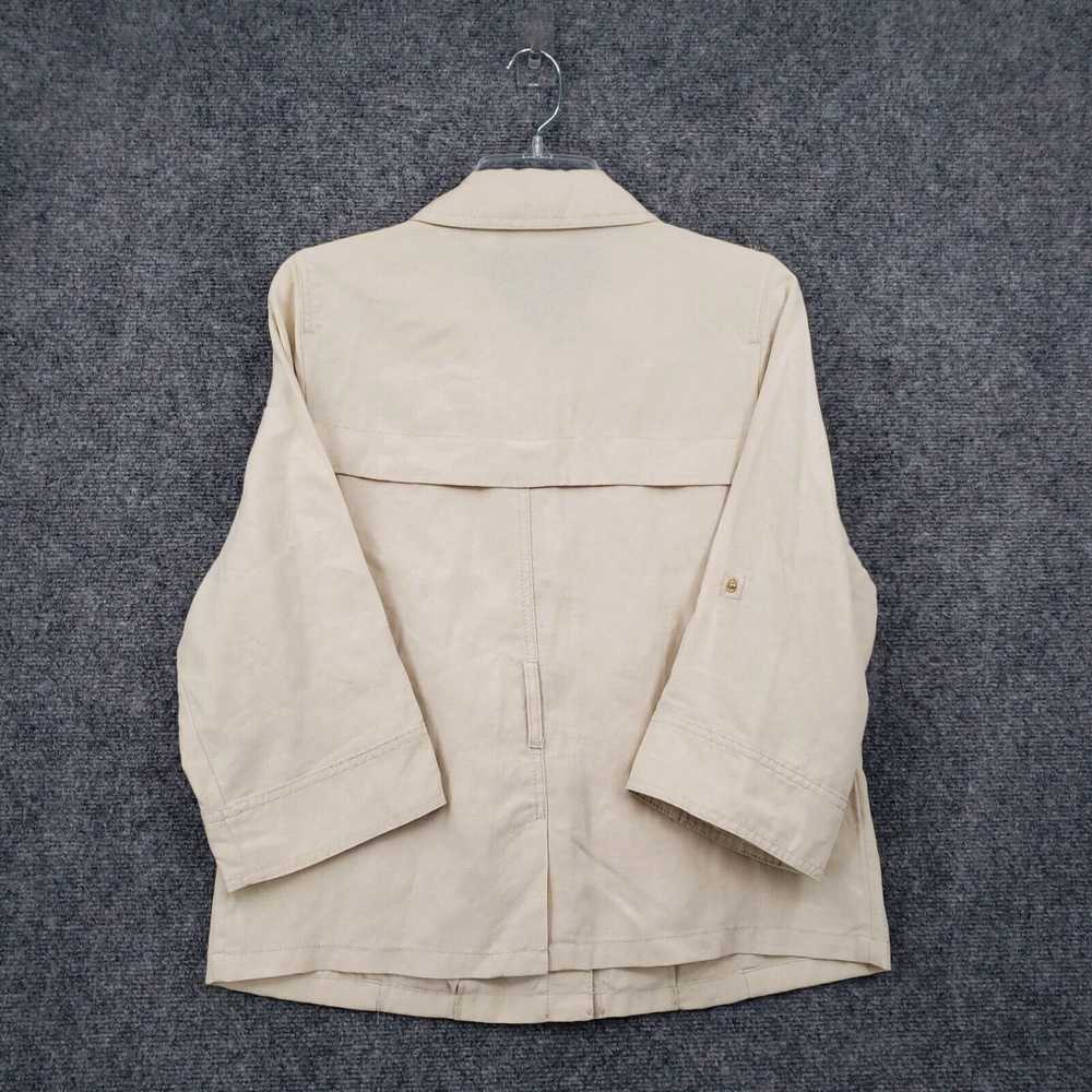 Vintage Chicos Jacket Womens 0 US S Small Beige L… - image 2