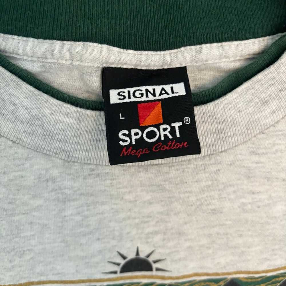 Vintage Oregon TShirt Signal Sport L Grey - image 3