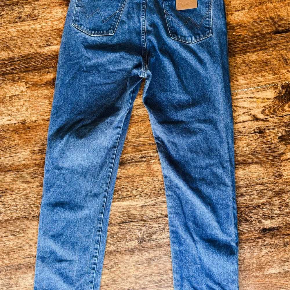 Vintage Wrangler blue Jeans size 35x36 - image 2
