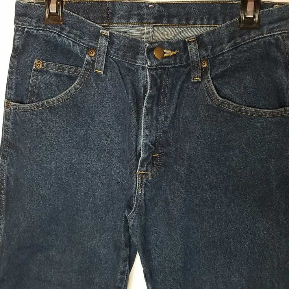 Wrangler Jeans mens 31X30 regular fit blue 96501mr - image 2
