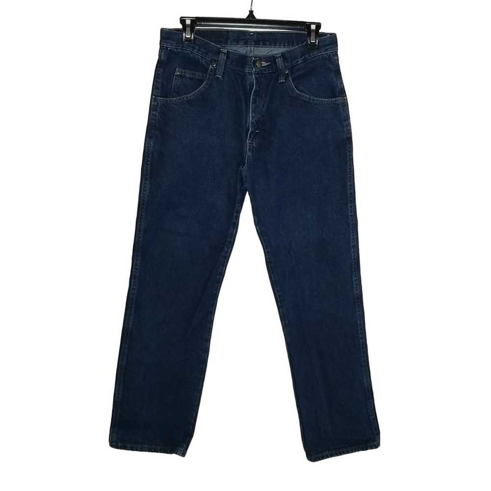 Wrangler Jeans mens 31X30 regular fit blue 96501mr - image 7