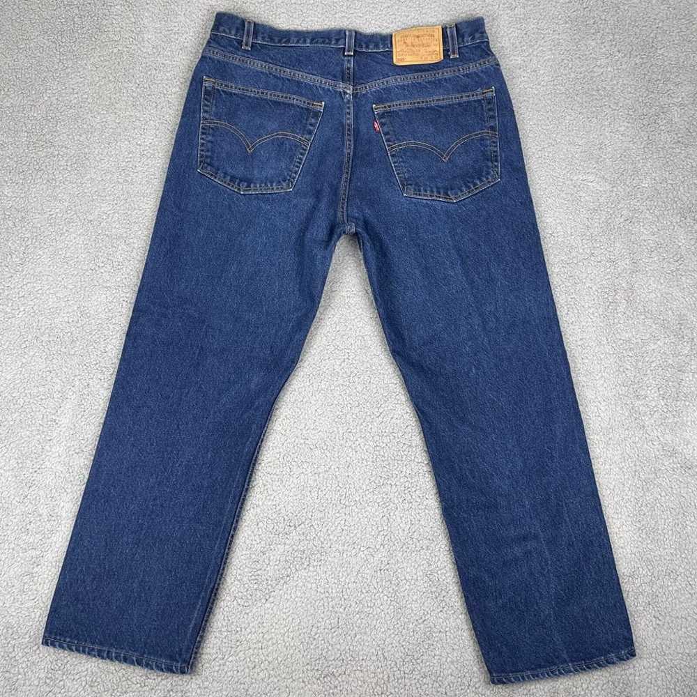 Vintage Levis 505 Jeans Mens 35x30 Blue USA Made … - image 7