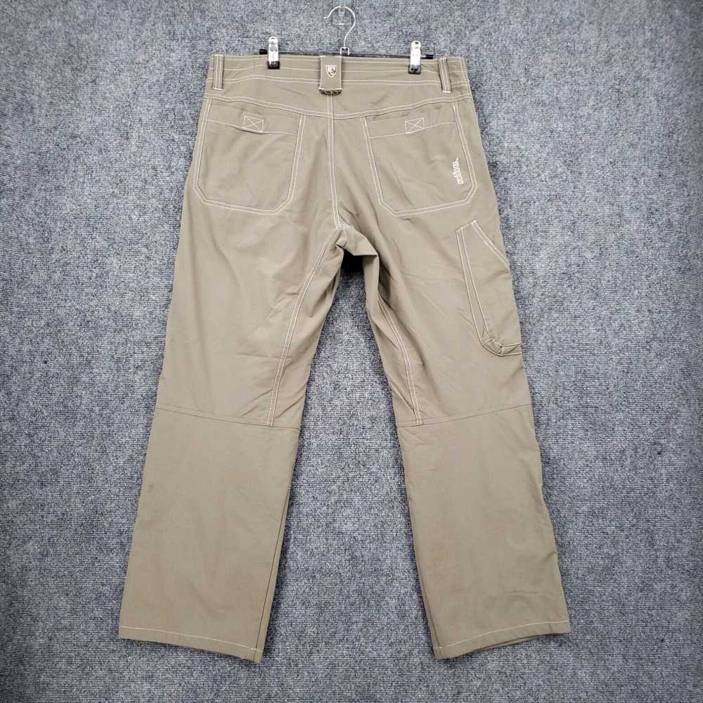 Vintage Kuhl Pants Mens 34x32 Khaki Outdoor Strai… - image 2
