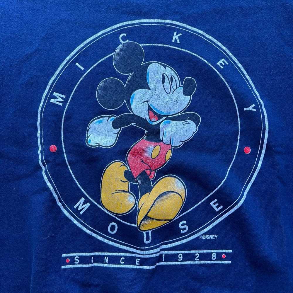 Vintage 90s Disney Mickey Mouse Crewneck Sweatshi… - image 3