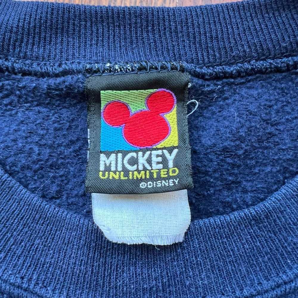 Vintage 90s Disney Mickey Mouse Crewneck Sweatshi… - image 4