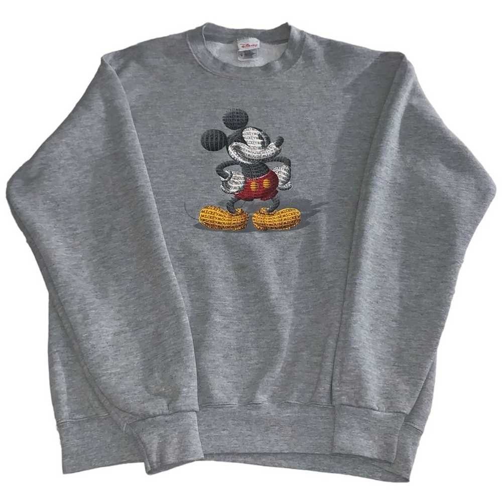 Vintage 90s Disney Store Mickey Mouse Crewneck Pu… - image 1