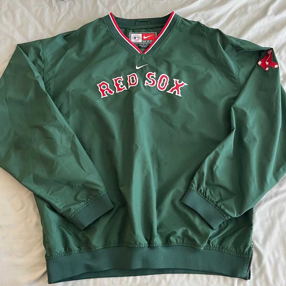 Boston Red Sox St Patrick’s Day Green Nike Pullov… - image 1